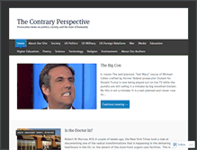 Tablet Screenshot of contraryperspective.com